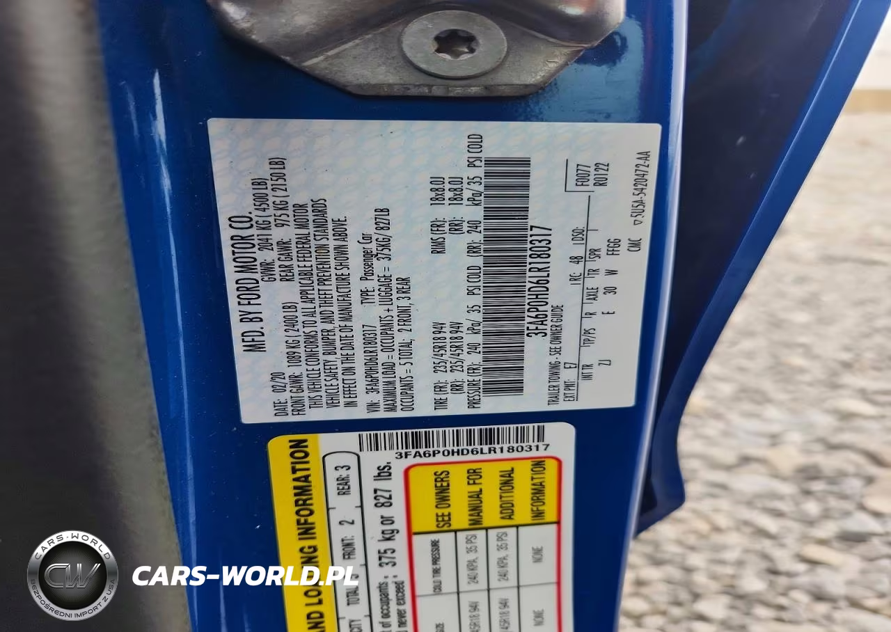 2020 Ford Fusion Se VIN:3FA6P0HD6LR180317 - 12