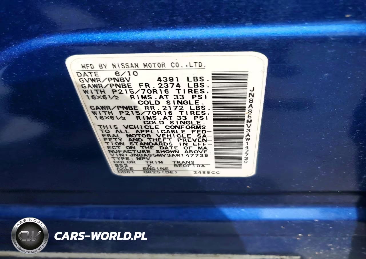 2010 Nissan Rogue S VIN:JN8AS5MV3AW147739 - 13