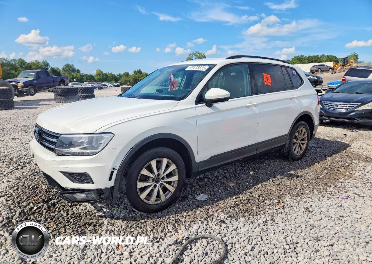 2018 Volkswagen Tiguan S VIN:3VV1B7AX4JM012154 - 1