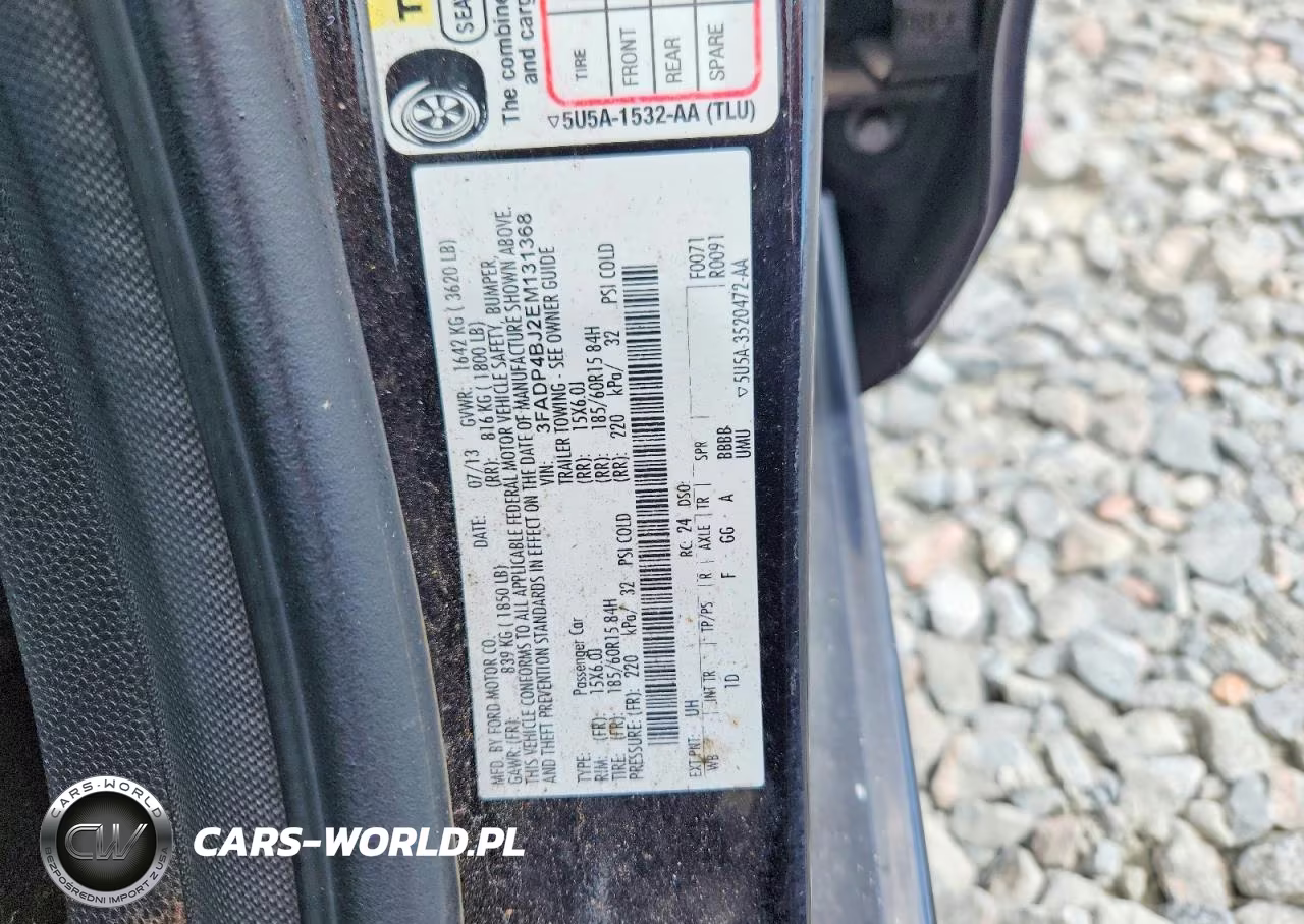 2014 Ford Fiesta Se VIN:3FADP4BJ2EM131368 - 12