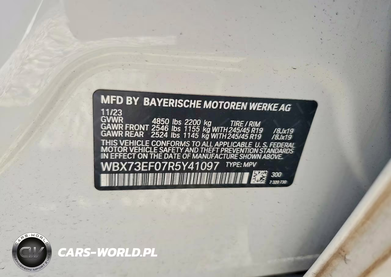 2024 BMW X1 xDrive28I VIN:WBX73EF07R5Y41097 - 13
