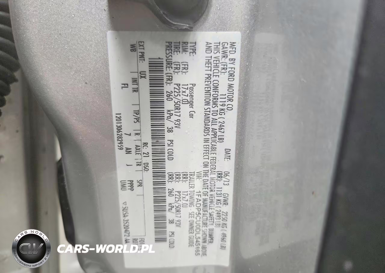 2013 Ford Cmax VIN:1FADP5CU0DL545165 - 12