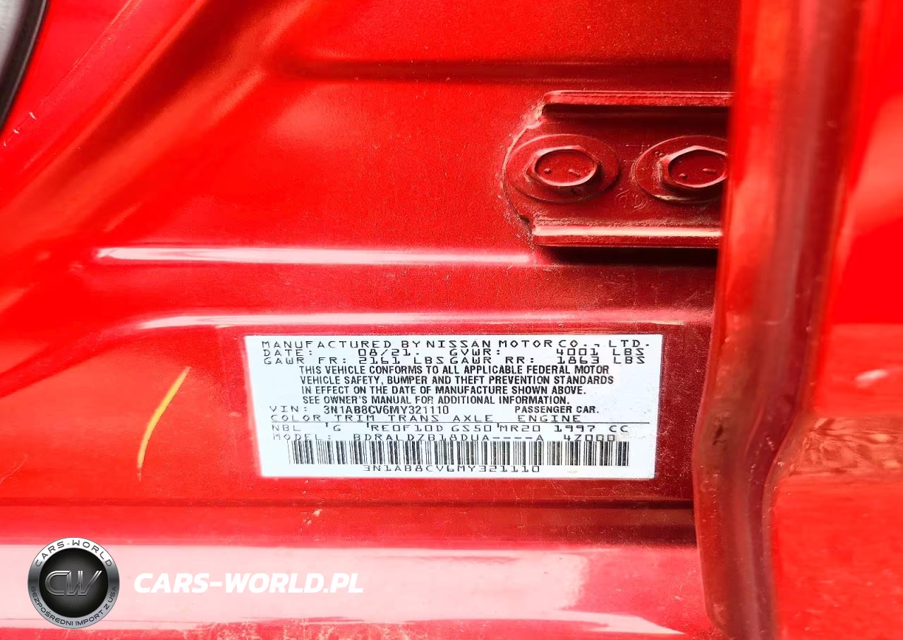 2021 Nissan Sentra Sv VIN:3N1AB8CV6MY321110 - 12