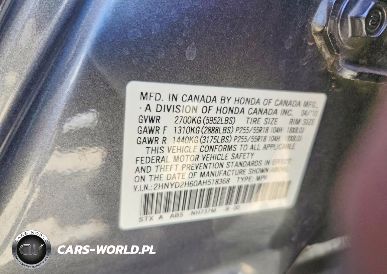 2010 Acura Mdx Technology VIN:2HNYD2H60AH518368 - 14