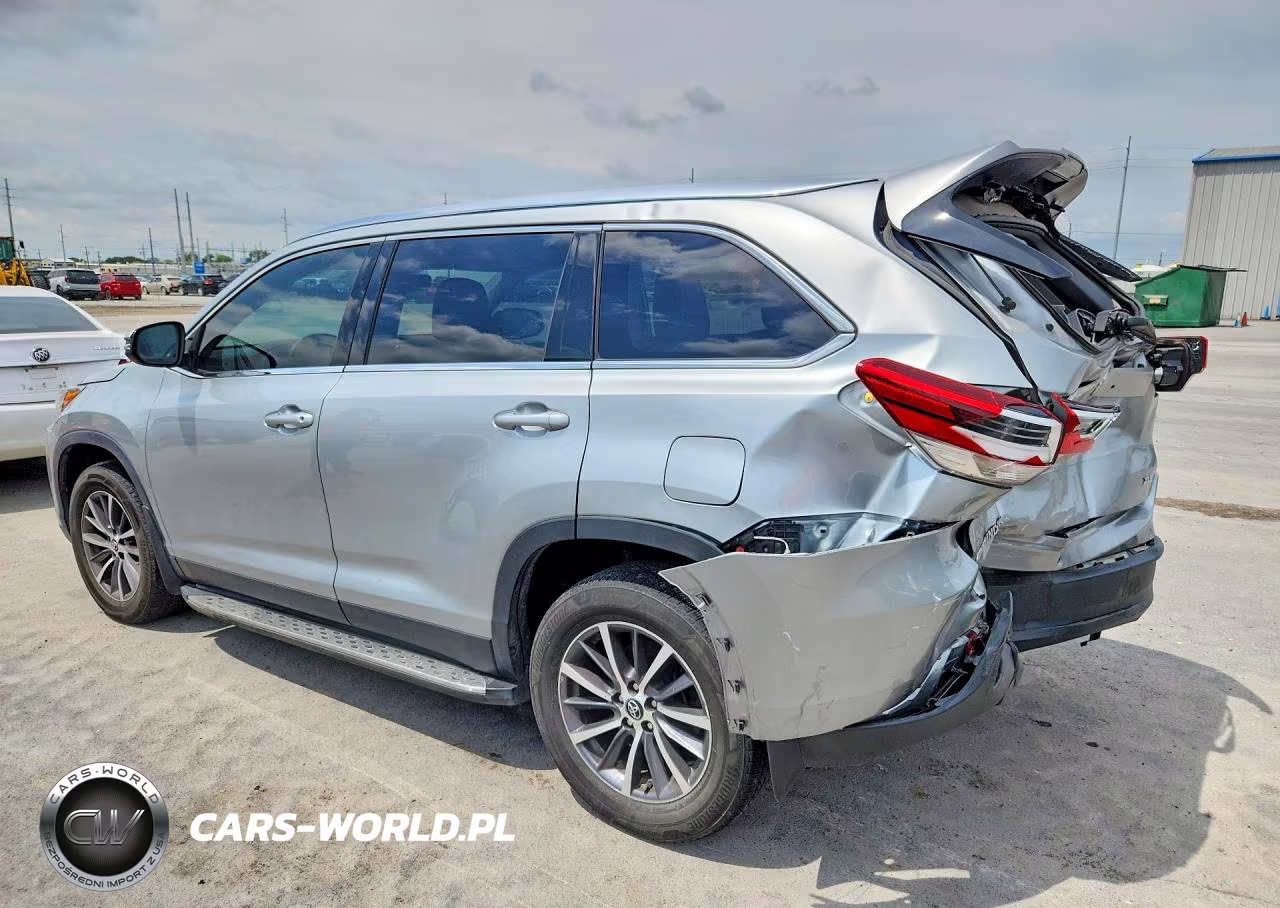 2019 Toyota Highlander Se VIN:5TDKZRFH2KS565138 - 2