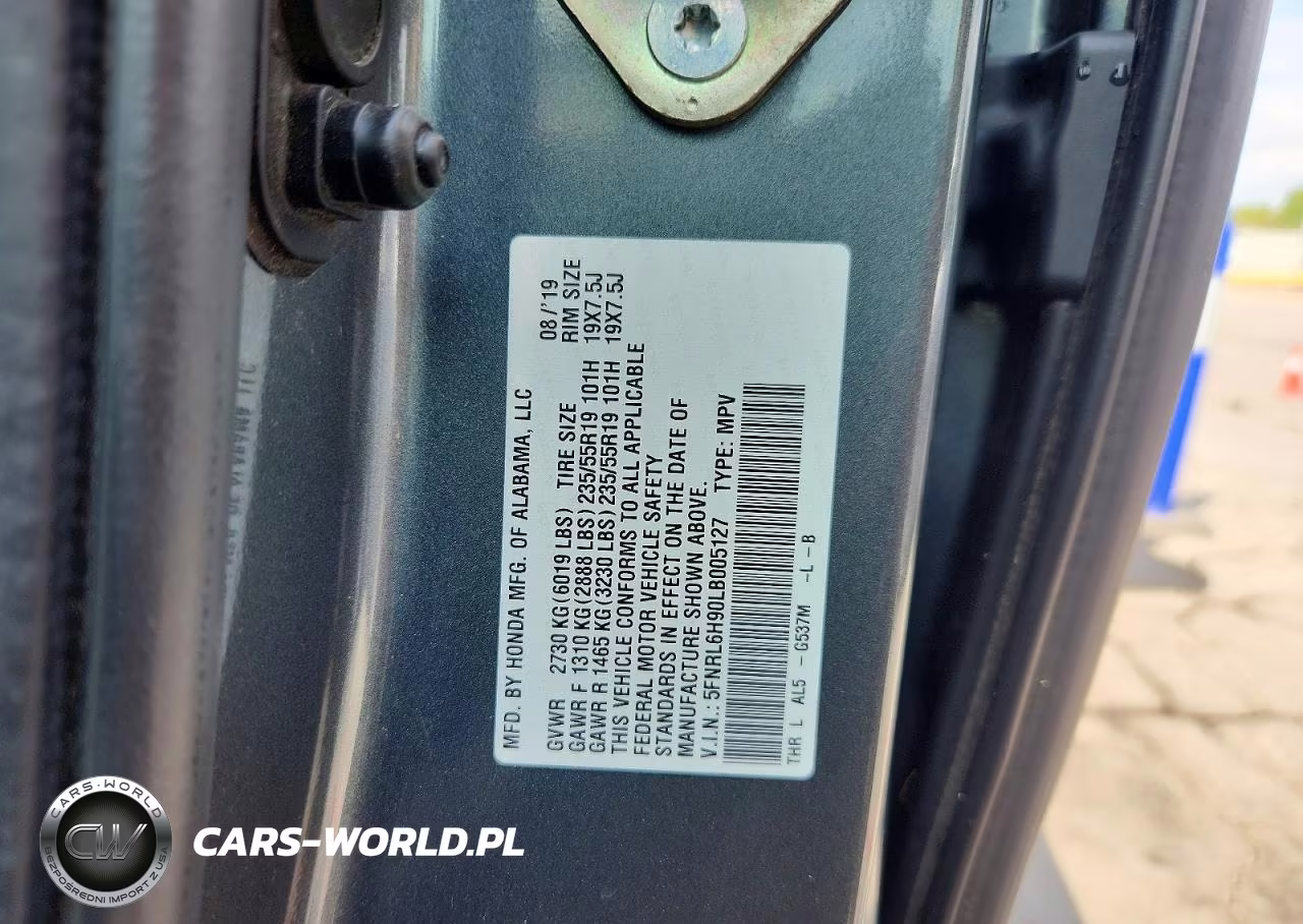 2020 Honda Odyssey Elite VIN:5FNRL6H90LB005127 - 13