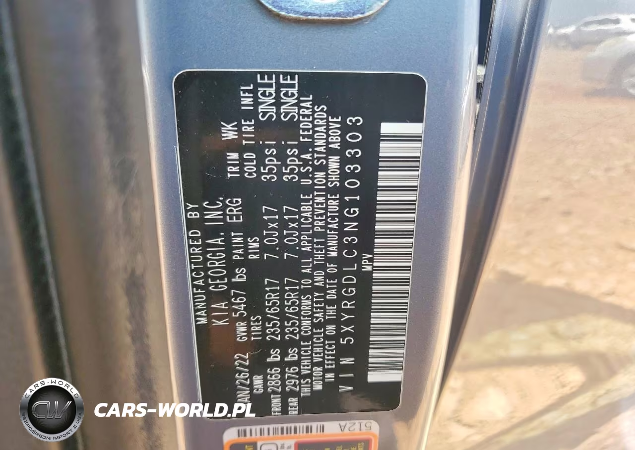 2022 Kia Sorento Lx VIN:5XYRGDLC3NG103303 - 13