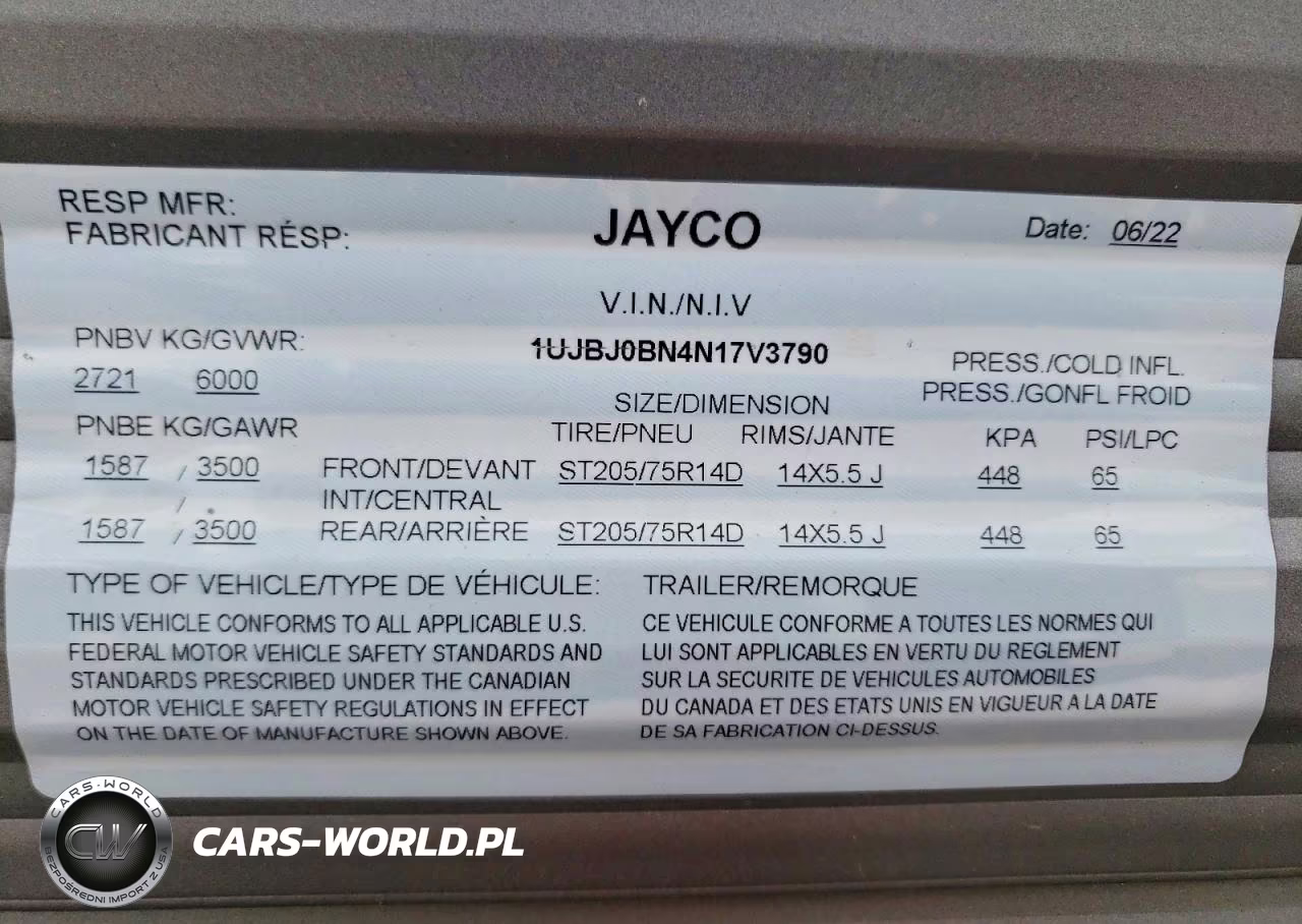 2022 Jayco Jay Flight Camper VIN:1UJBJ0BN4N17V3790 - 10