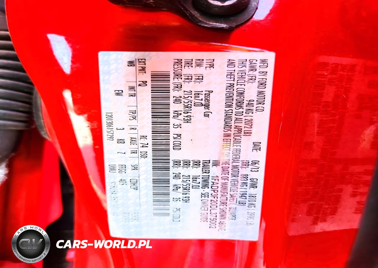 2013 Ford Focus Se VIN:1FADP3F20DL375002 - 12