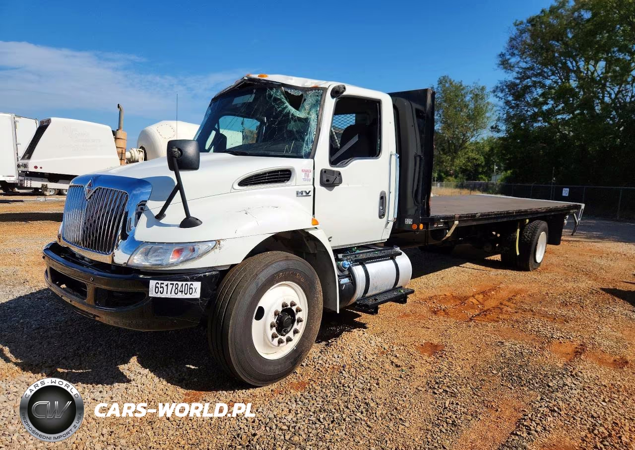 2022 International Mv607 Flatbed Truck VIN:3HAEUMML6NL605961 - 1