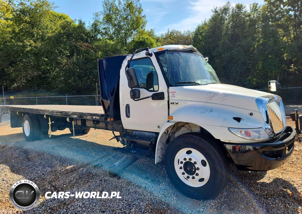 2022 International Mv607 Flatbed Truck VIN:3HAEUMML6NL605961 - 4