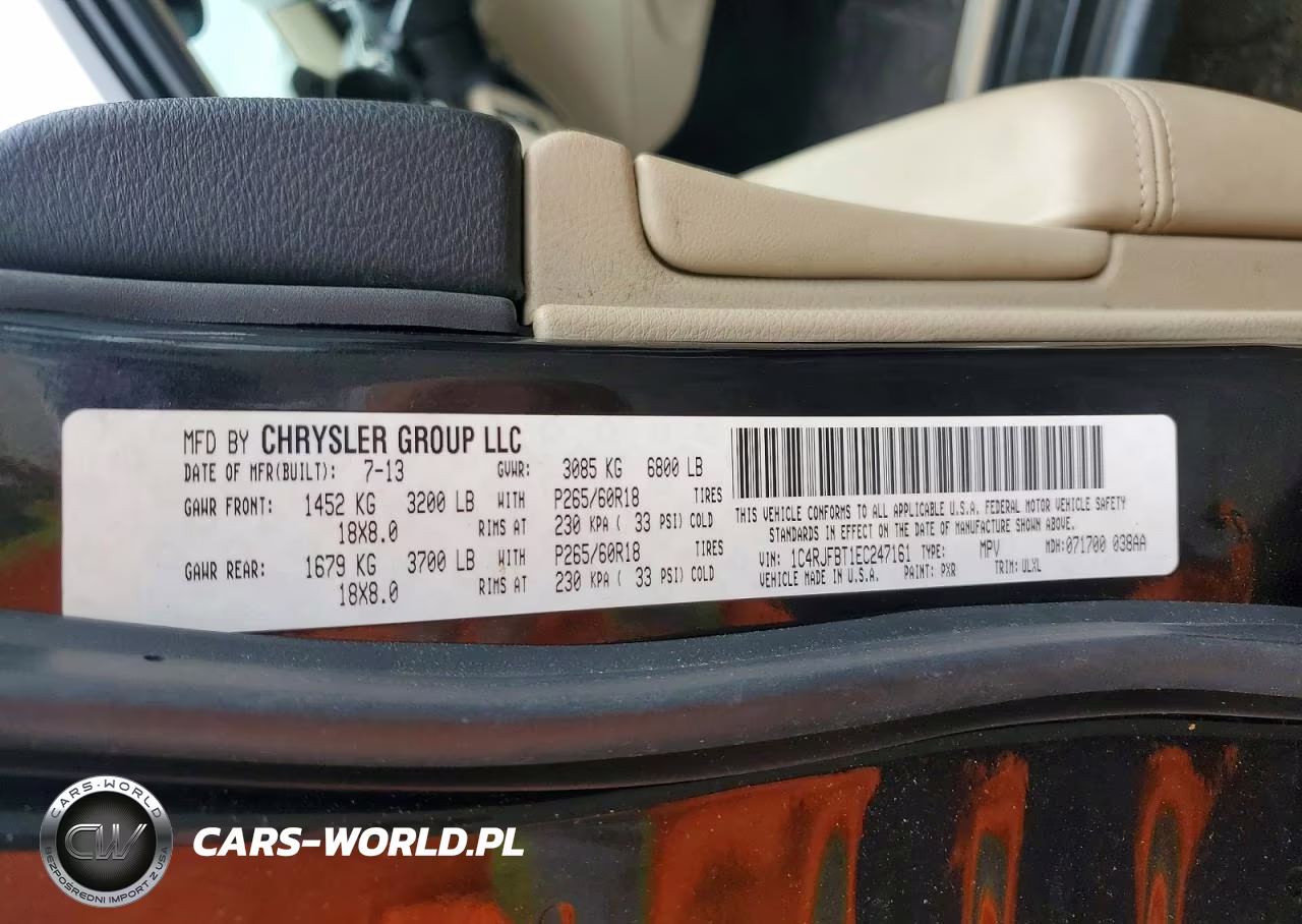 2014 Jeep Grand Cherokee Limited VIN:1C4RJFBT1EC247161 - 13