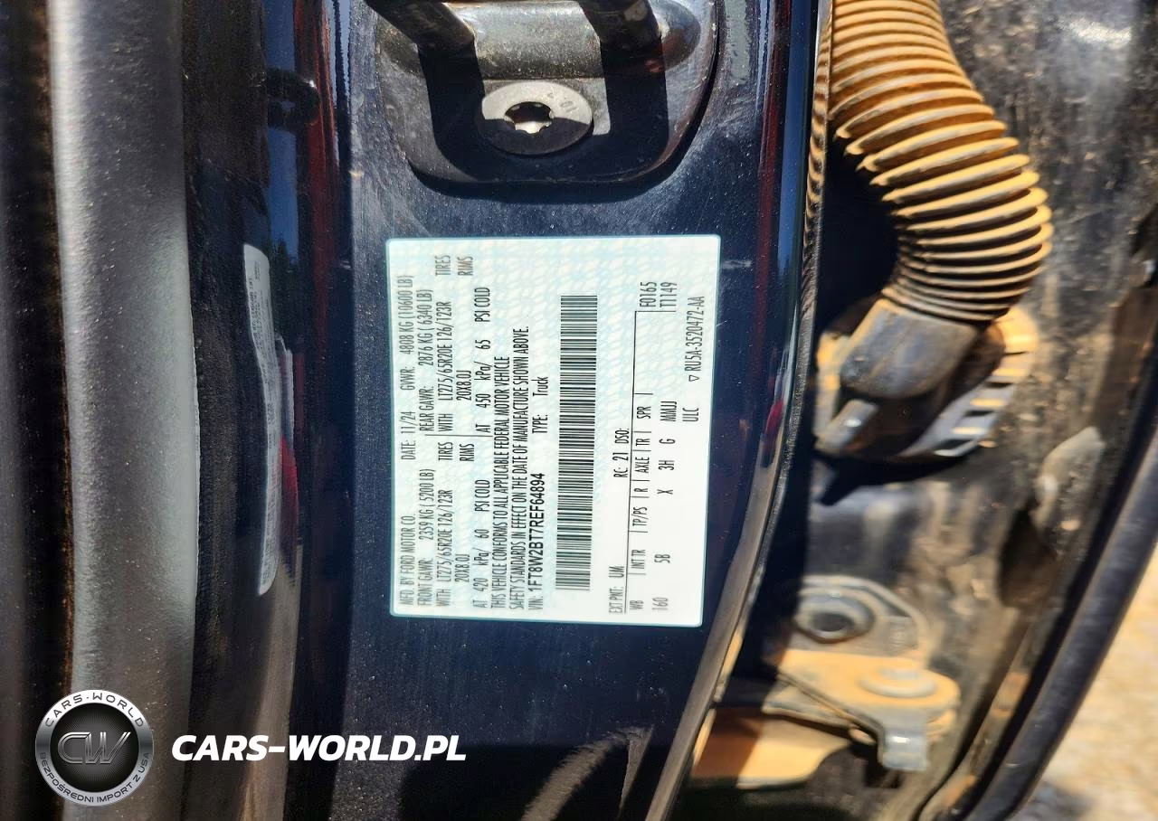 2024 Ford F250 Super Duty VIN:1FT8W2BT7REF64894 - 12