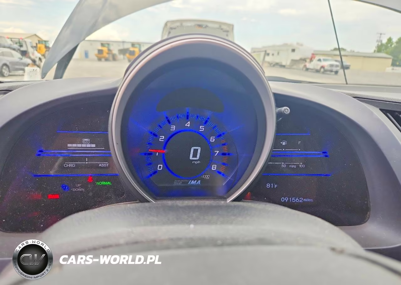 2011 Honda Cr-Z Ex VIN:JHMZF1C60BS002204 - 9