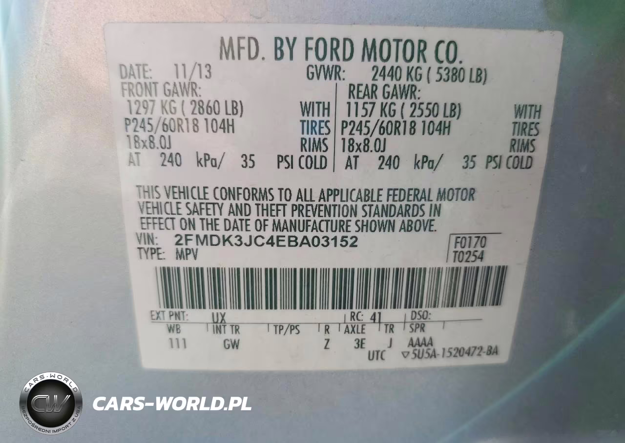 2014 Ford Edge Sel VIN:2FMDK3JC4EBA03152 - 13
