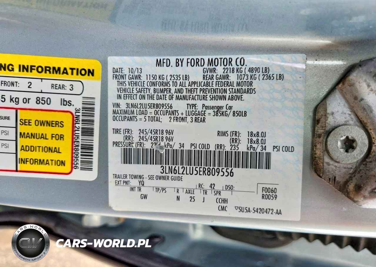 2014 Lincoln Mkz Hybrid VIN:3LN6L2LU5ER809556 - 13