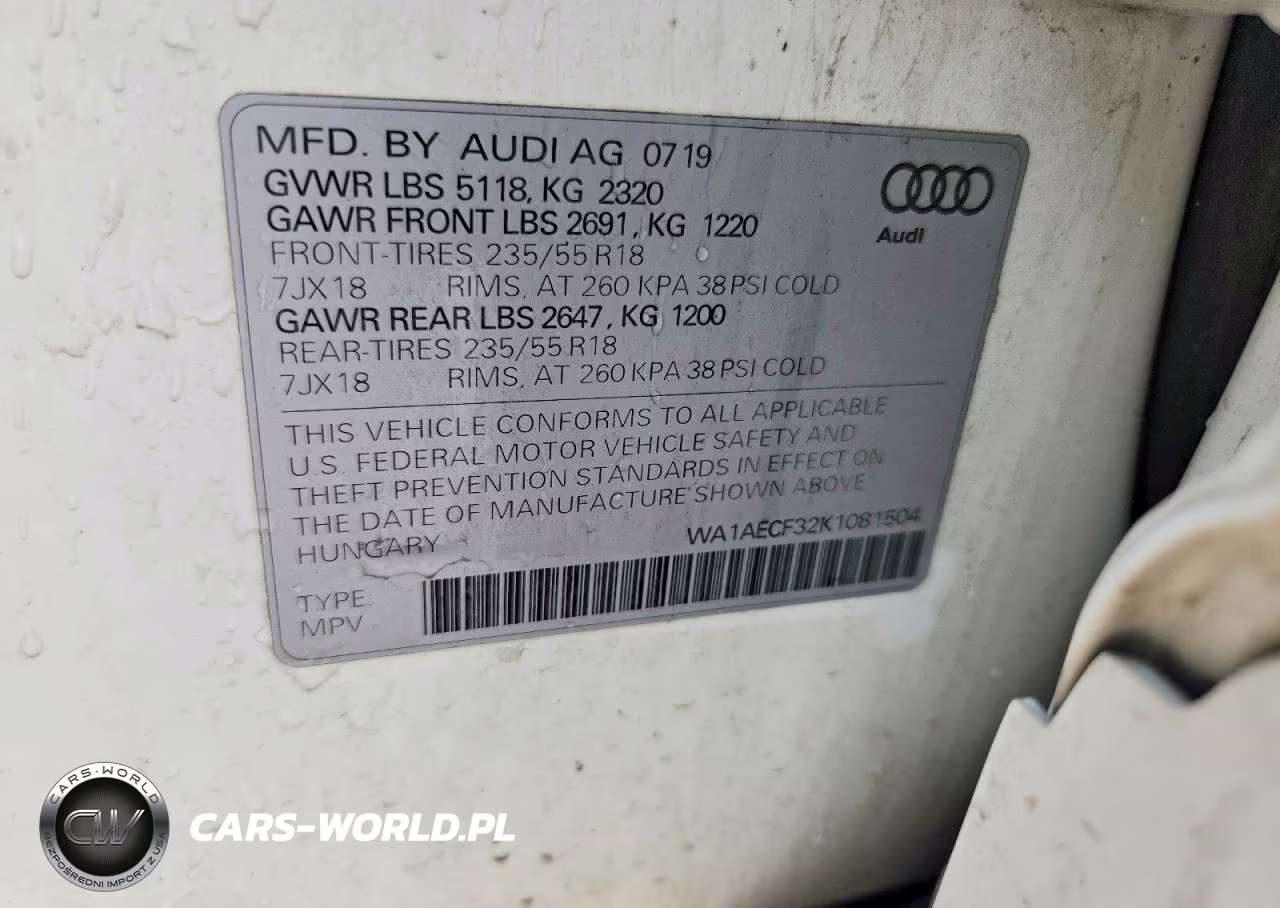 2019 Audi Q3 Premium VIN:WA1AECF32K1081504 - 12