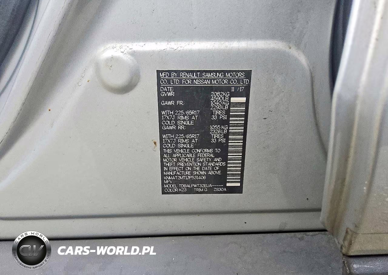 2018 Nissan Rogue S VIN:KNMAT2MT1JP531406 - 12