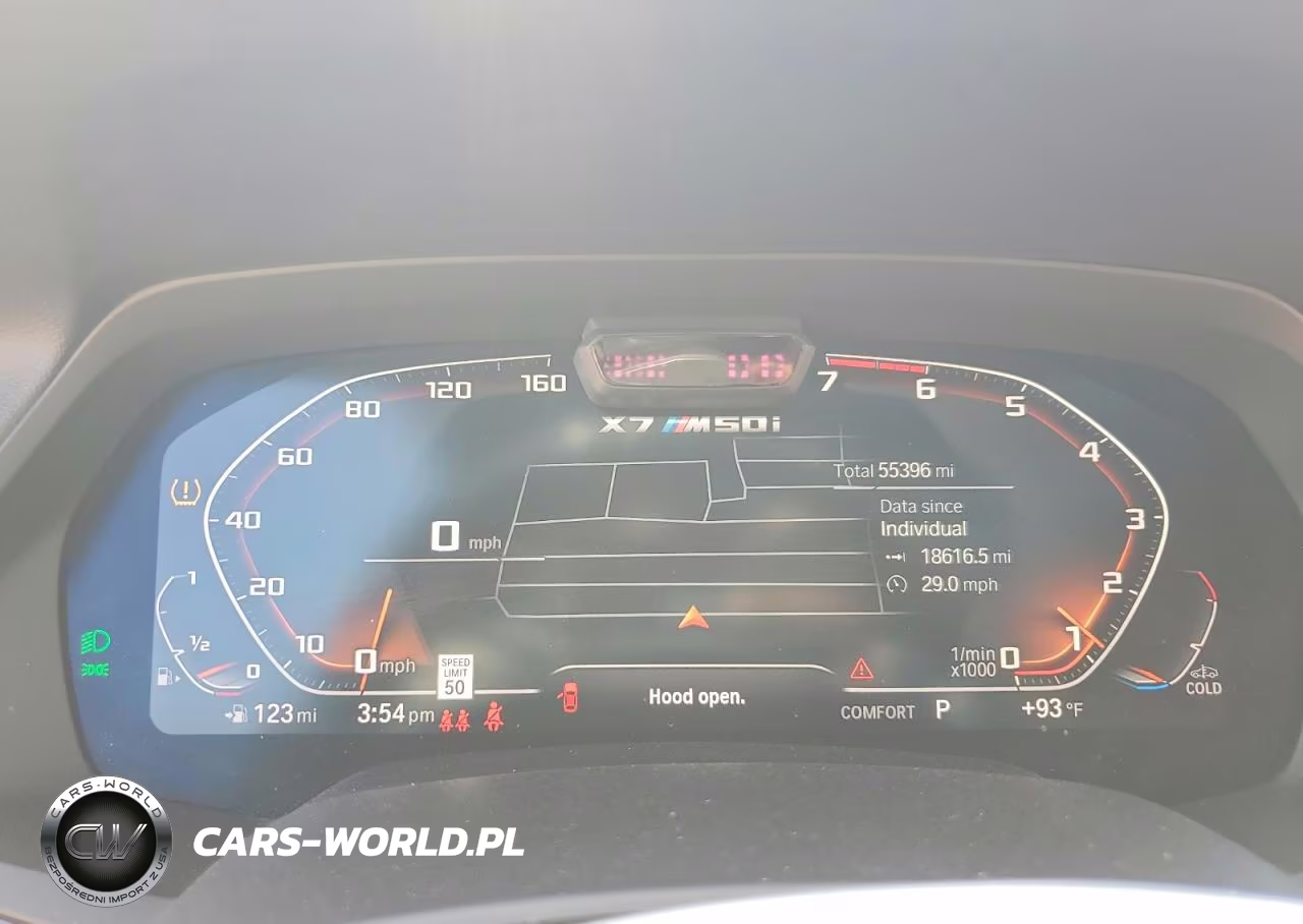 2021 BMW X7 M50I VIN:5UXCX6C08M9F69334 - 9