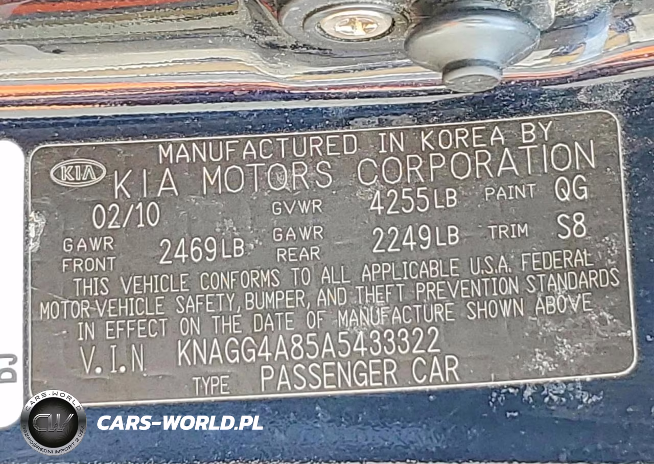 2010 Kia Optima Lx VIN:KNAGG4A85A5433322 - 12