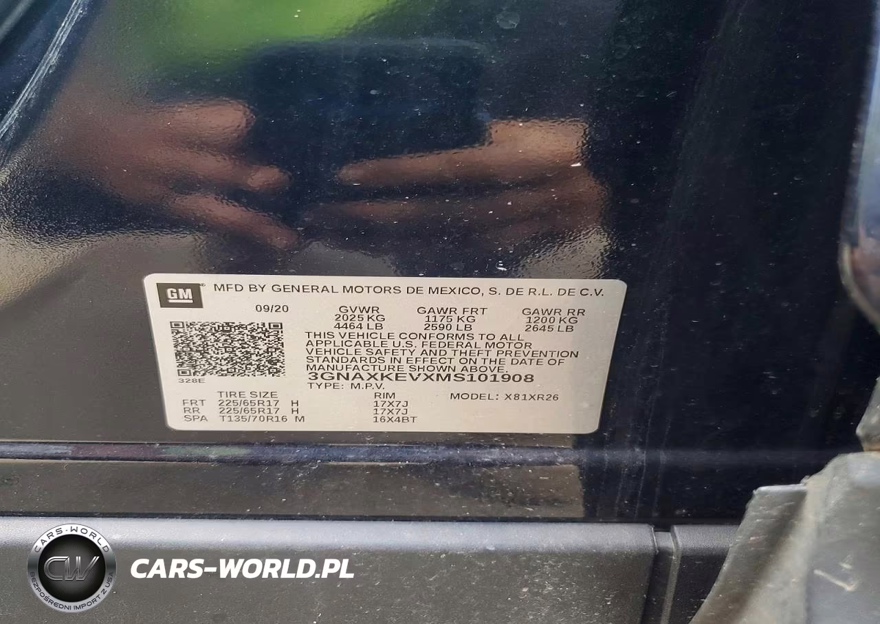 2021 Chevrolet Equinox Lt VIN:3GNAXKEVXMS101908 - 13