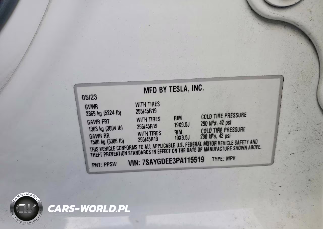 2023 Tesla Model Y VIN:7SAYGDEE3PA115519 - 12