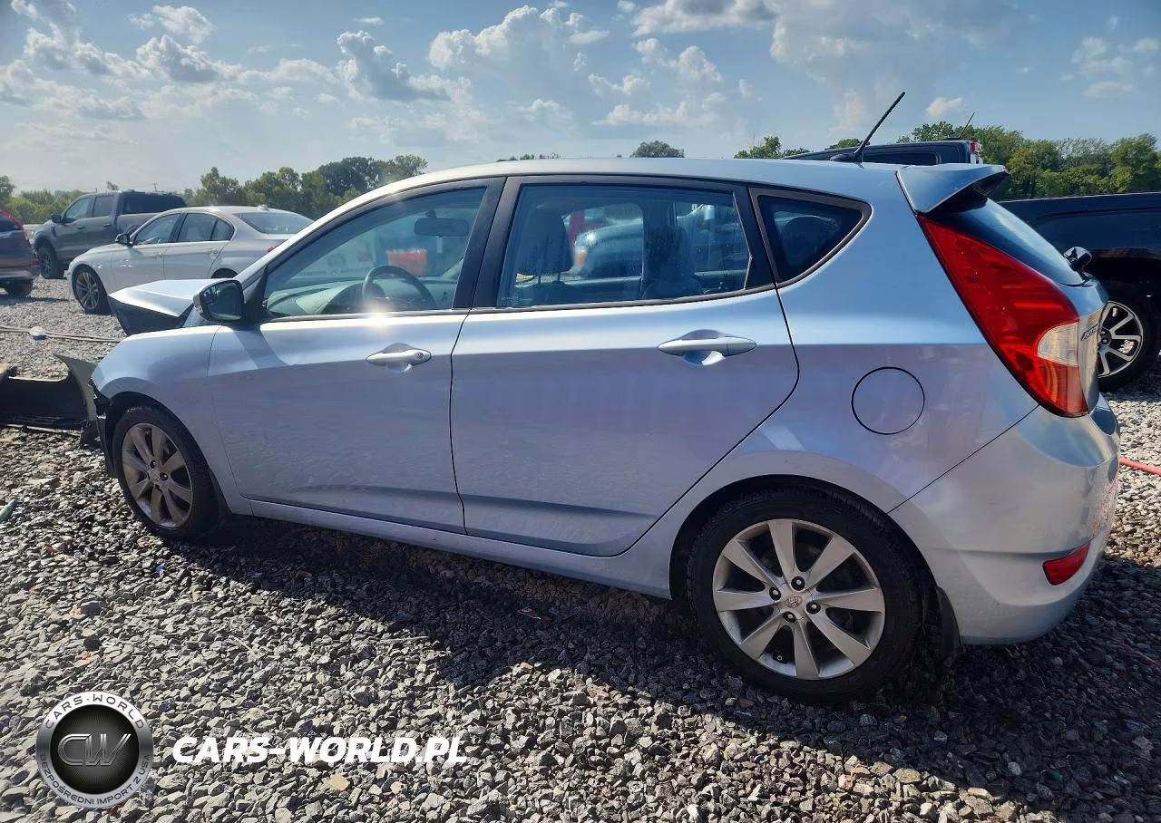 2014 Hyundai Accent Se VIN:KMHCU5AE3EU173595 - 2