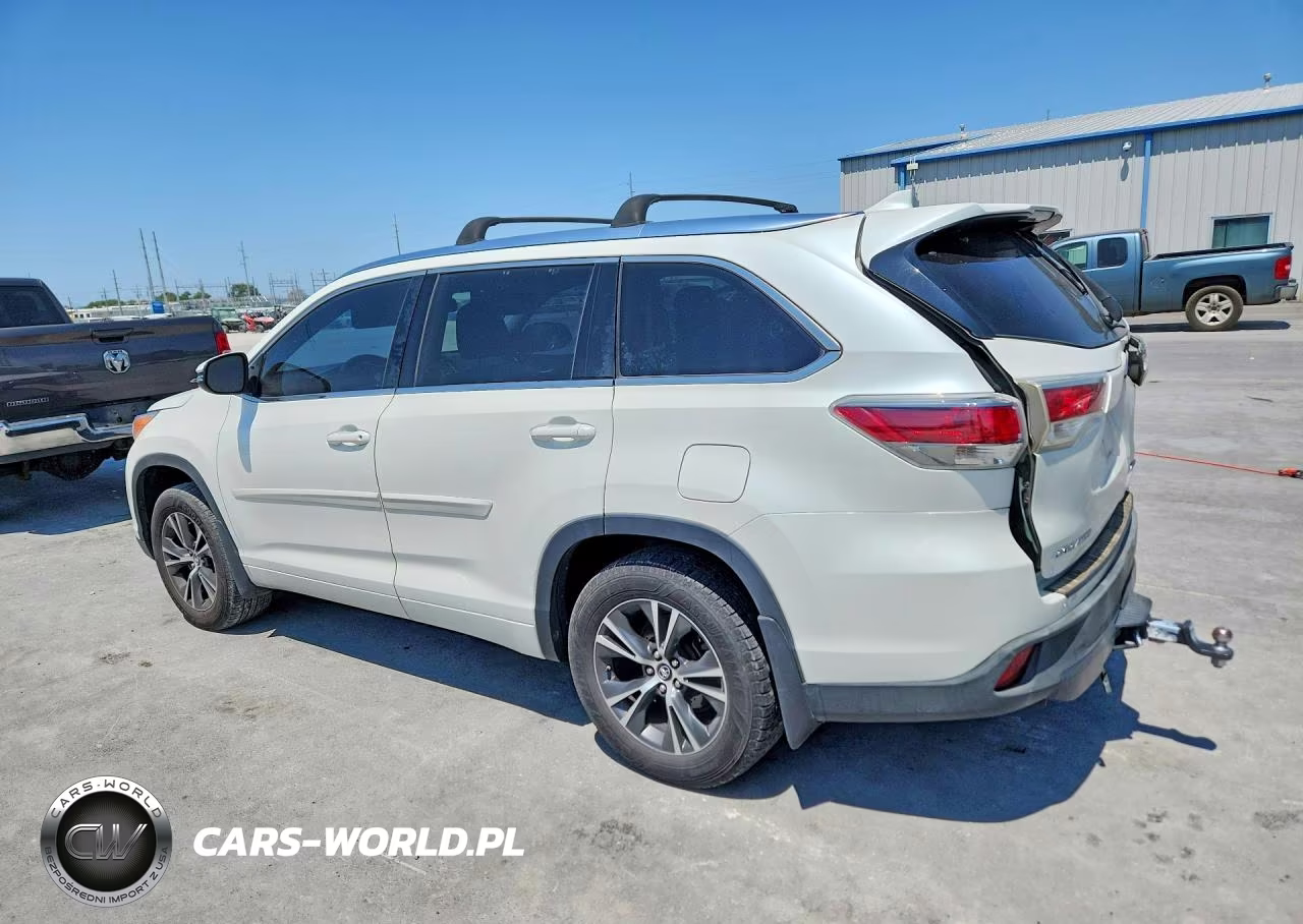 2016 Toyota Highlander Xle VIN:5TDJKRFH8GS327169 - 2