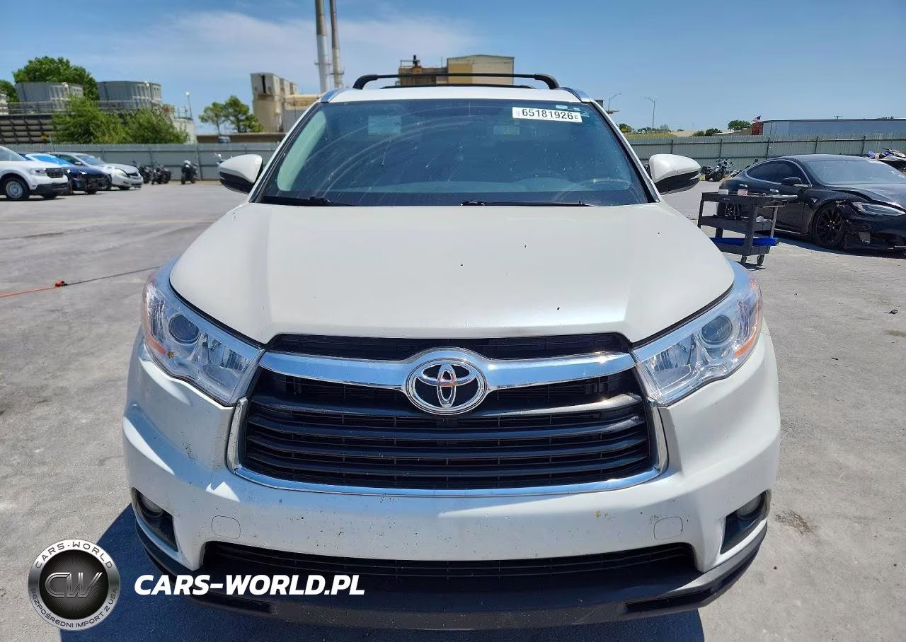 2016 Toyota Highlander Xle VIN:5TDJKRFH8GS327169 - 5