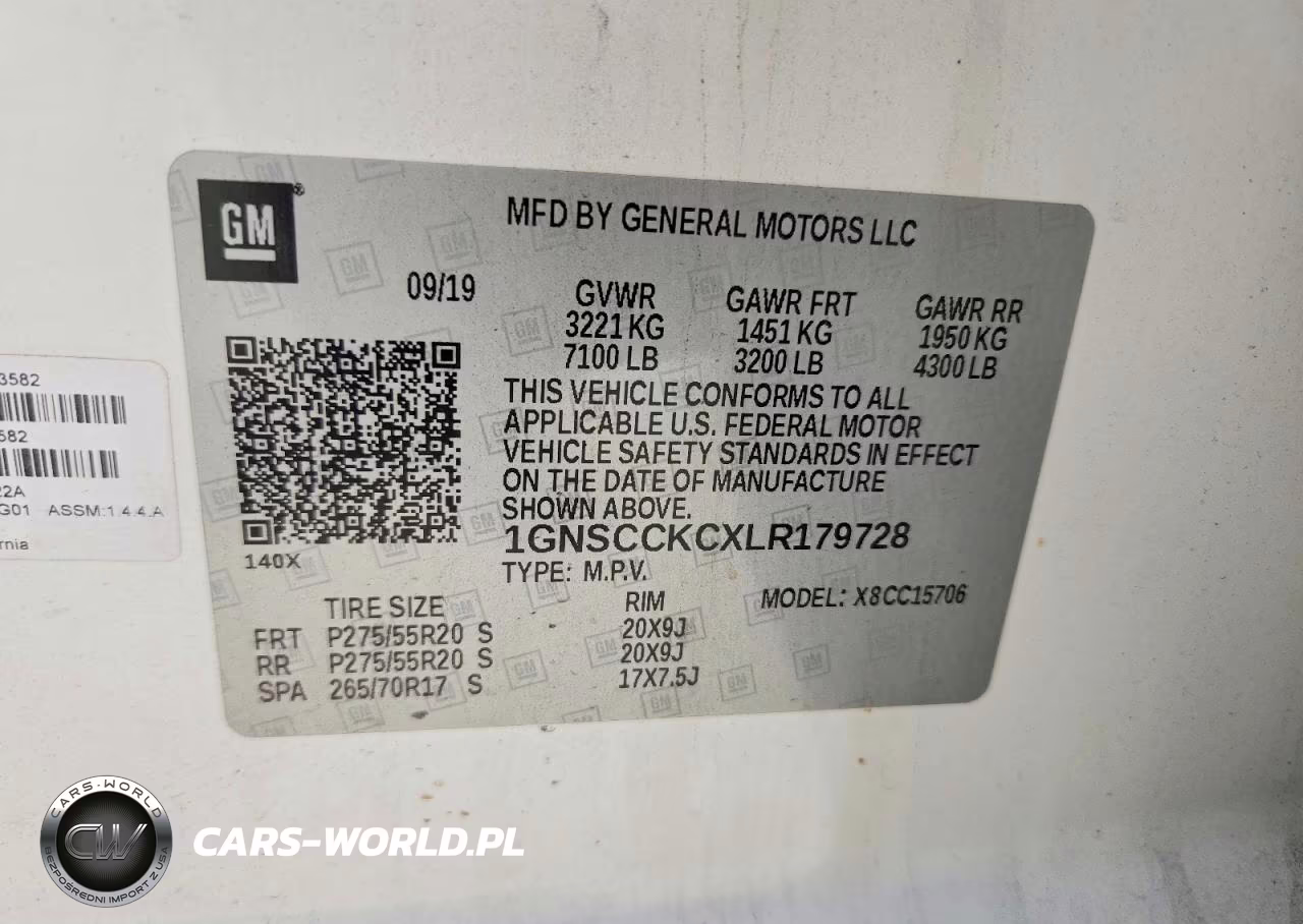 2020 Chevrolet Tahoe C1500 Premier VIN:1GNSCCKCXLR179728 - 14