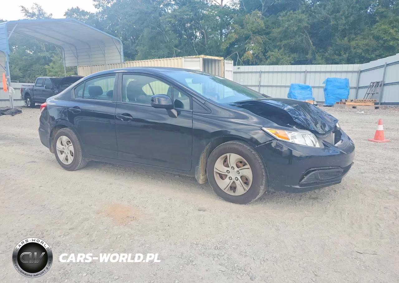2013 Honda Civic Lx VIN:2HGFB2F55DH300302 - 4