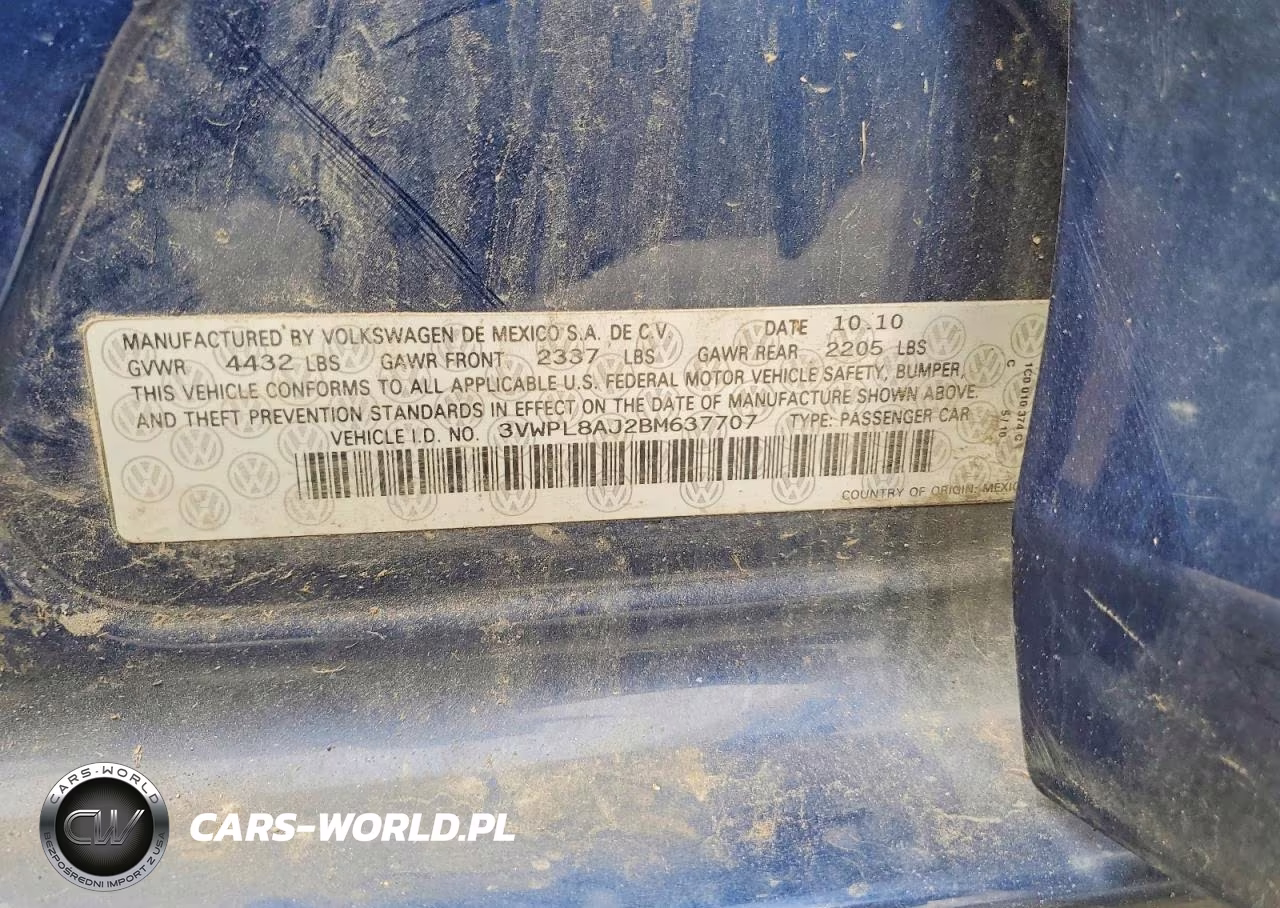 2011 Volkswagen Jetta Tdi VIN:3VWPL8AJ2BM637707 - 13