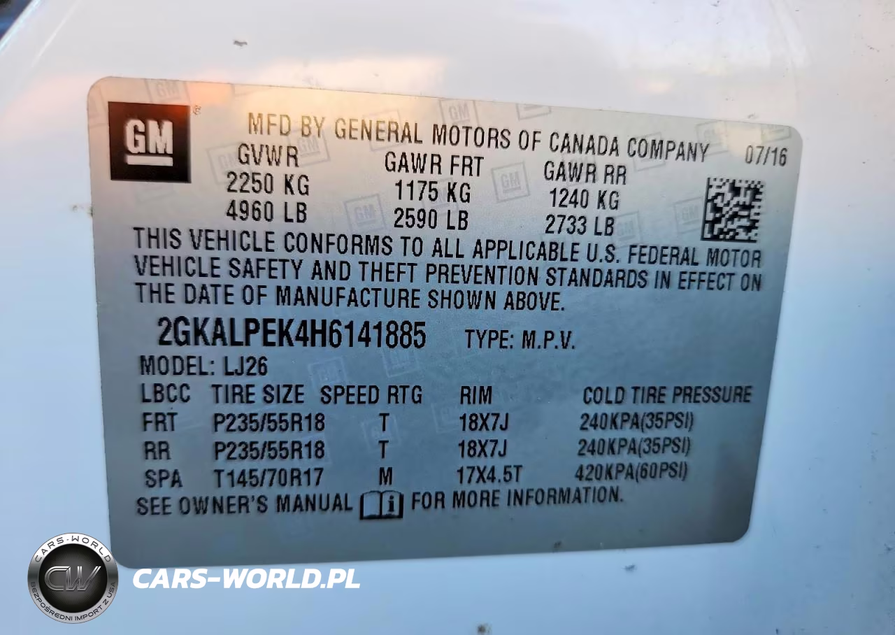 2017 GMC Terrain Slt VIN:2GKALPEK4H6141885 - 14
