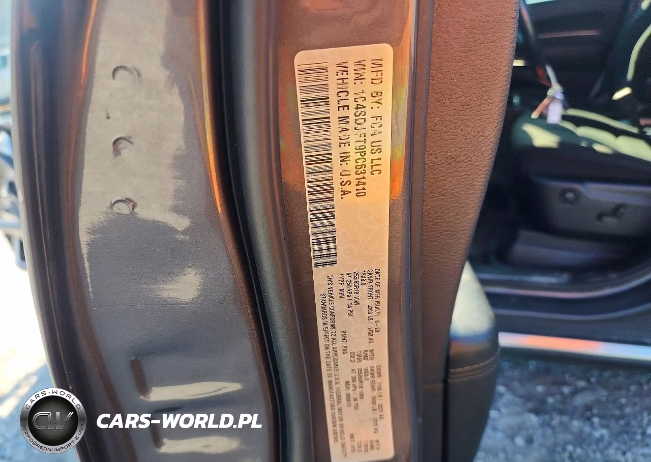 2023 Dodge Durango Pursuit VIN:1C4SDJFT9PC631410 - 13