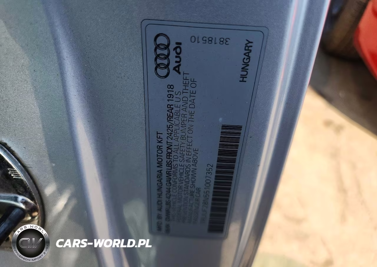 2005 Audi Tt 3.2 VIN:TRUUF28N551007352 - 12