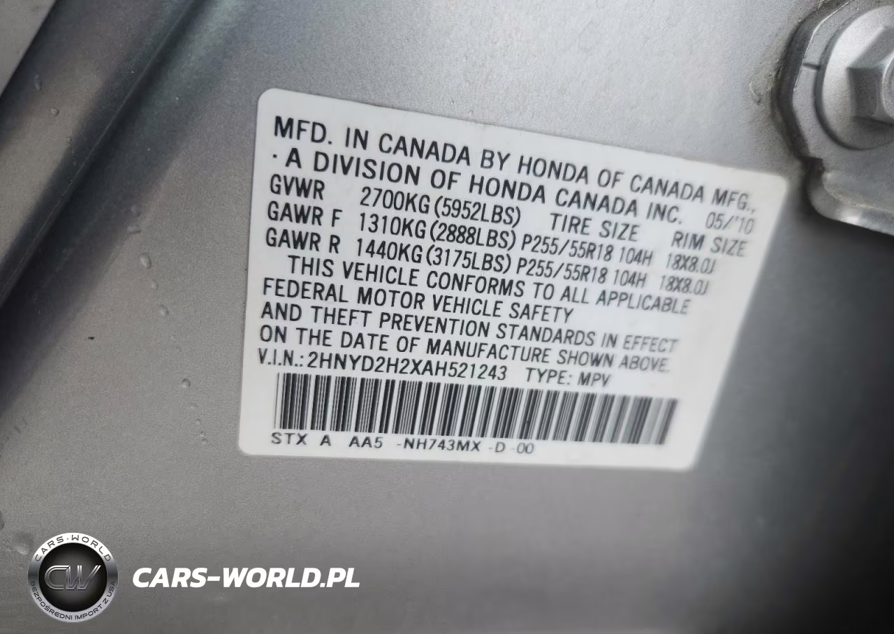 2010 Acura Mdx VIN:2HNYD2H2XAH521243 - 13