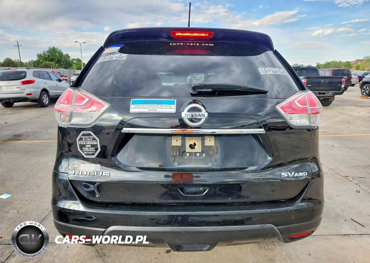2016 Nissan Rogue Sv VIN:JN8AT2MVXGW136600 - 6