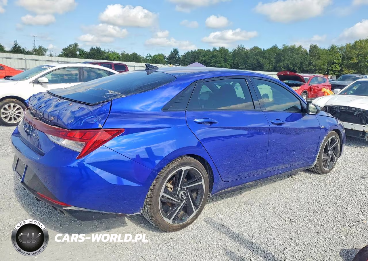 2023 Hyundai Elantra N Line VIN:KMHLR4AFXPU486876 - 3