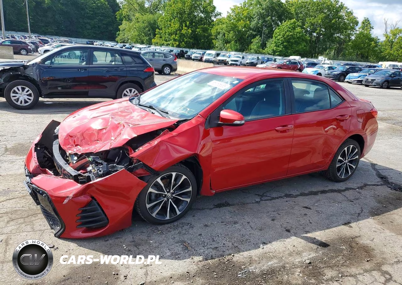 2019 Toyota Corolla Se VIN:2T1BURHE3KC220436 - 1