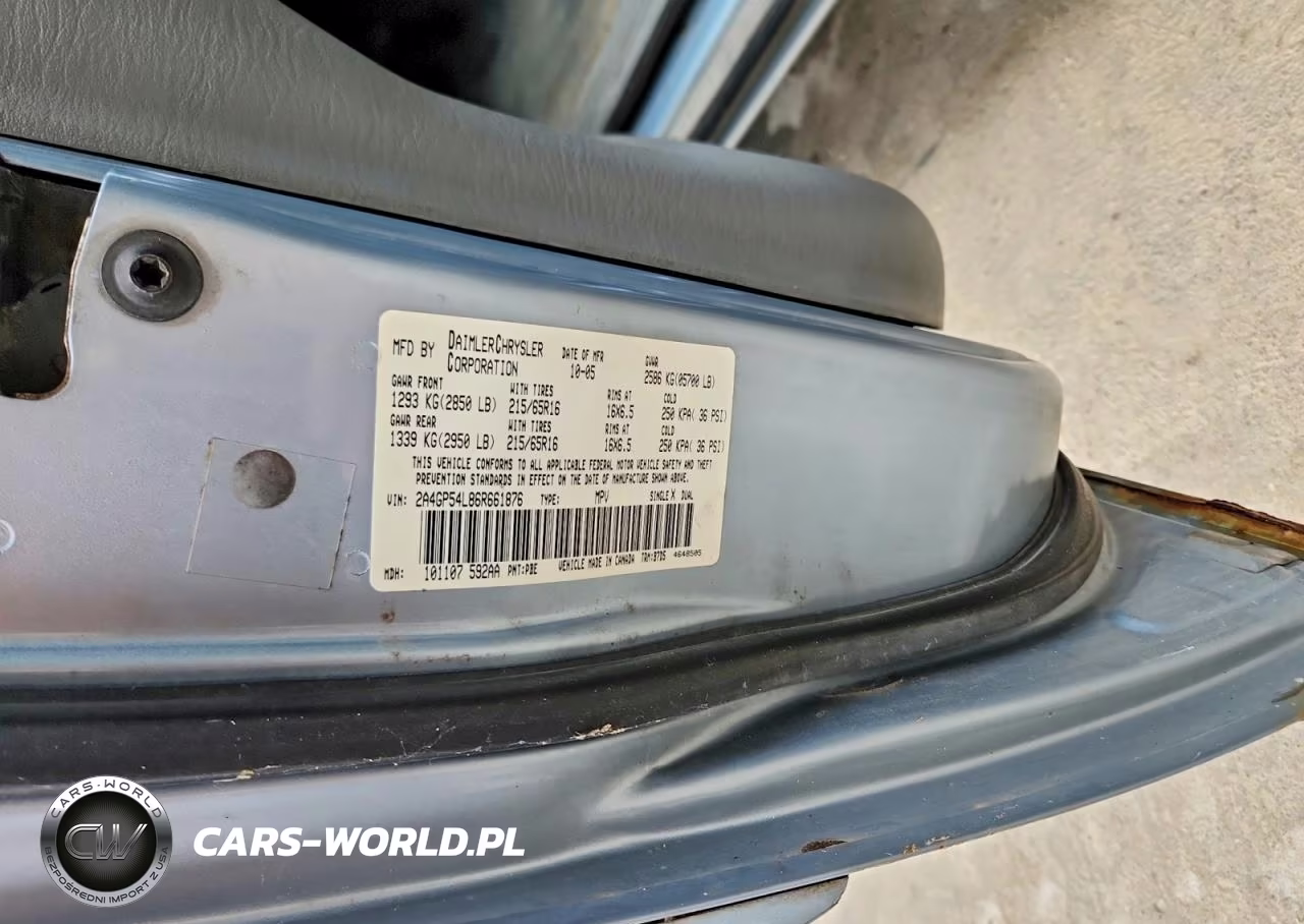 2006 Chrysler Town & Country Touring VIN:2A4GP54L86R661876 - 14
