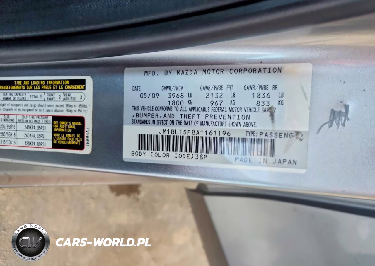 2010 Mazda 3 I VIN:JM1BL1SF8A1161196 - 12