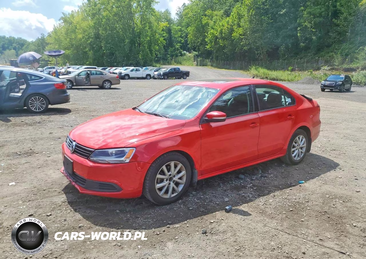 2012 Volkswagen Jetta Se VIN:3VWDP7AJ1CM358199 - 1