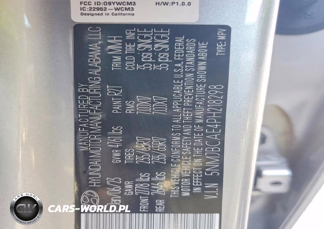 2023 Hyundai Tucson Sel VIN:5NMJBCAE4PH218298 - 12