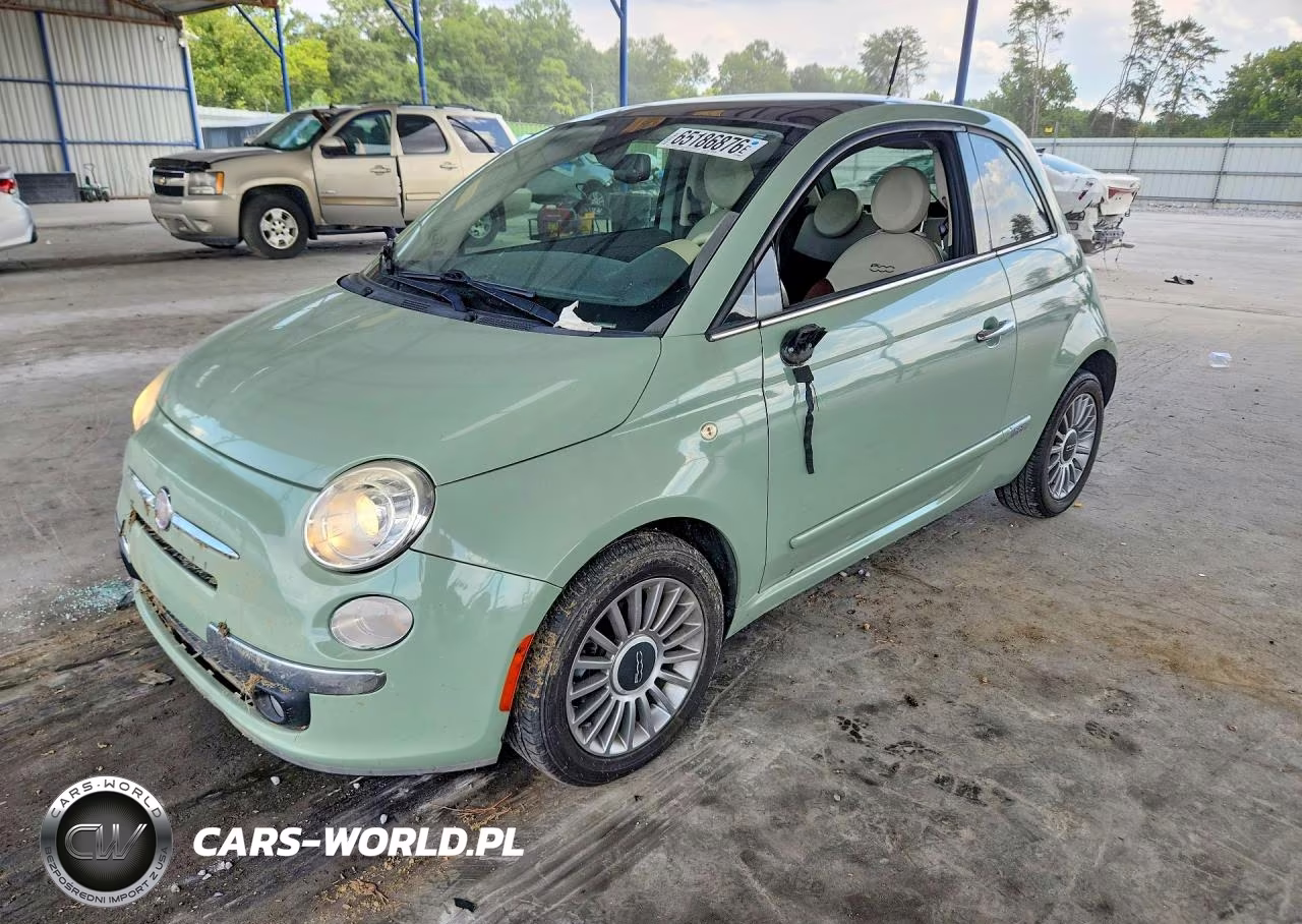 2013 Fiat 500 Lounge VIN:3C3CFFCR6DT554309 - 1