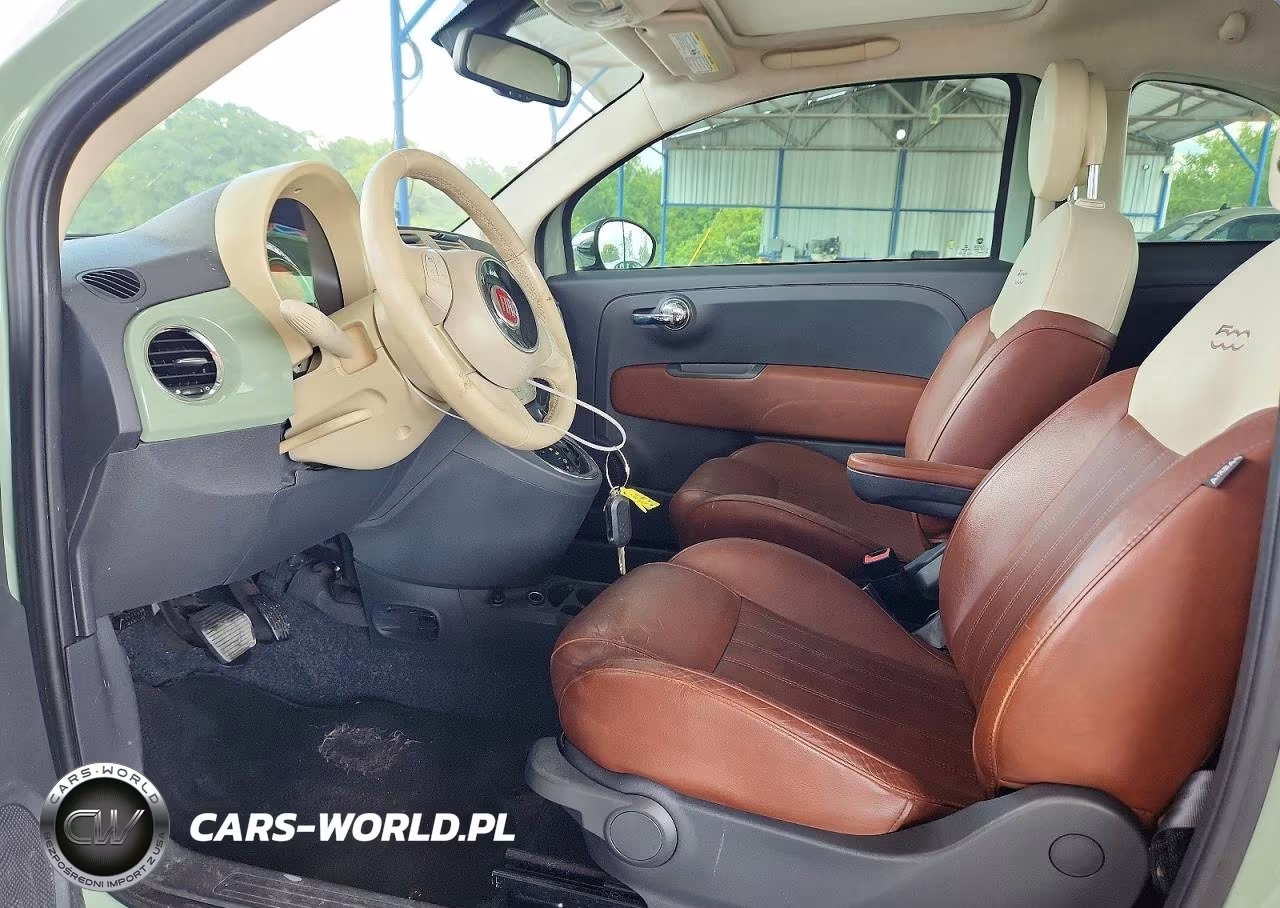 2013 Fiat 500 Lounge VIN:3C3CFFCR6DT554309 - 7