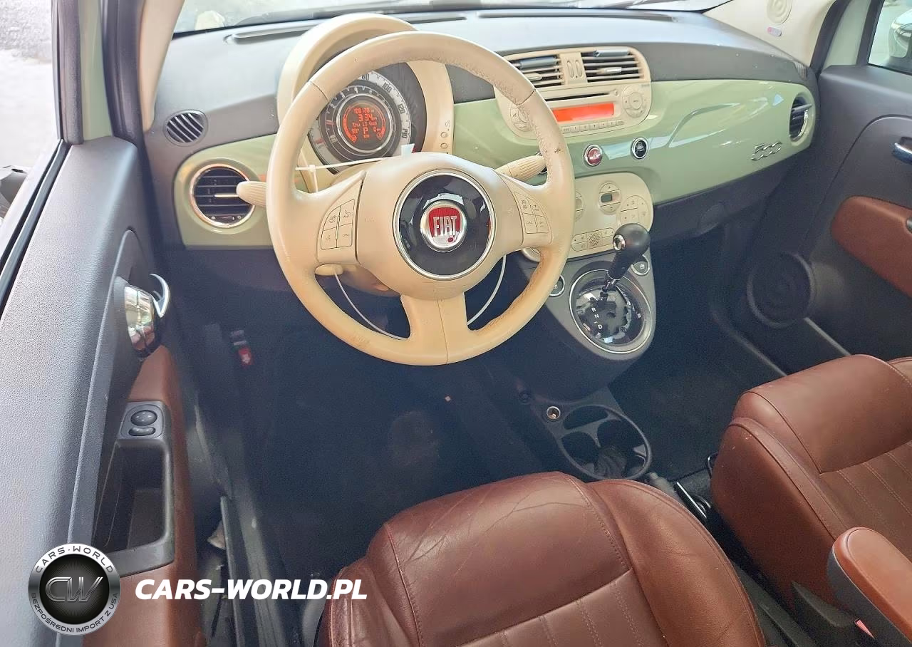 2013 Fiat 500 Lounge VIN:3C3CFFCR6DT554309 - 8