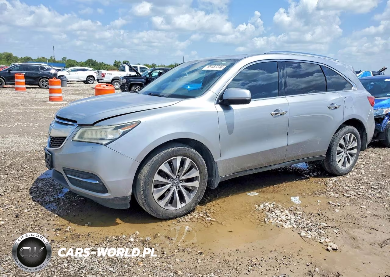 2016 Acura Mdx Technology VIN:5FRYD3H43GB012735 - 1