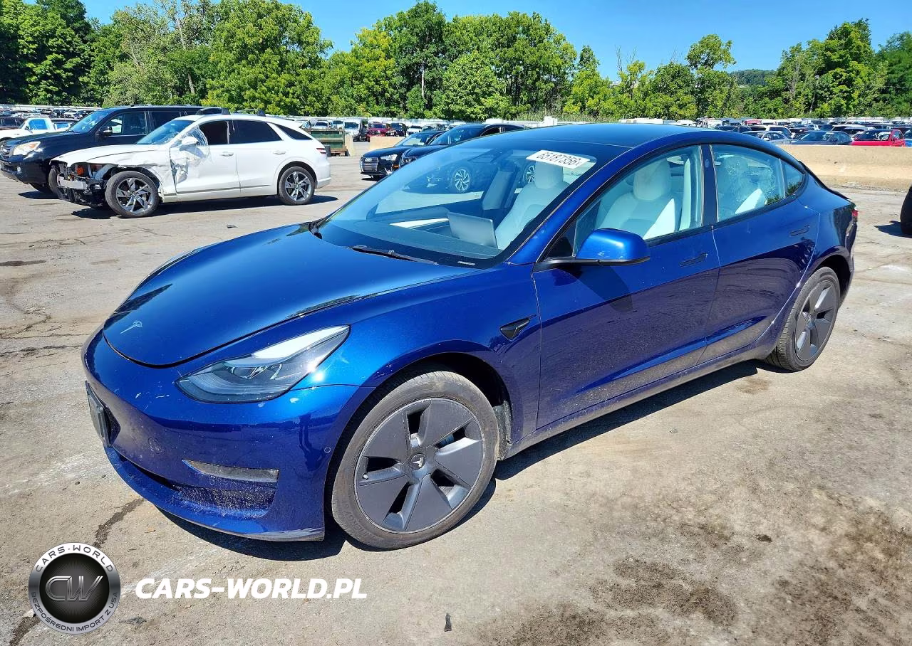 2022 Tesla Model 3 VIN:5YJ3E1EB4NF344664 - 1