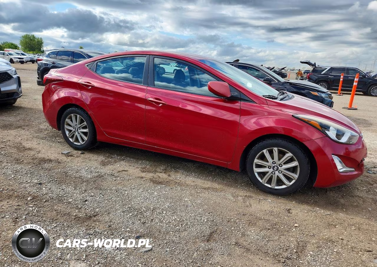 2014 Hyundai Elantra Se VIN:KMHDH4AE3EU182719 - 4