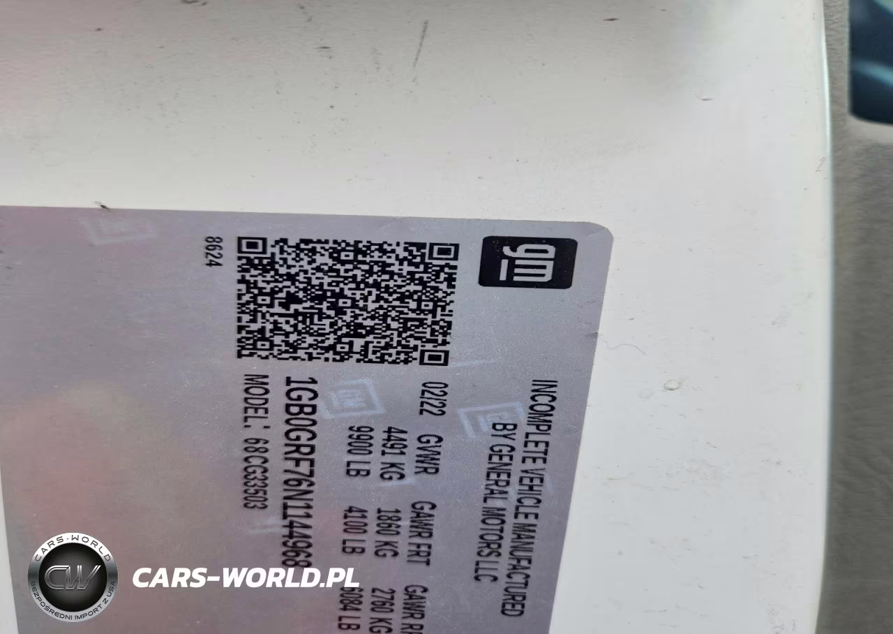 2022 Chevrolet Express Refrigerated Box Truck VIN:1GB0GRF76N1144968 - 12